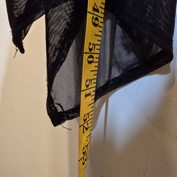 Foxblood mesh open front caftan OS - Picture 4 of 4